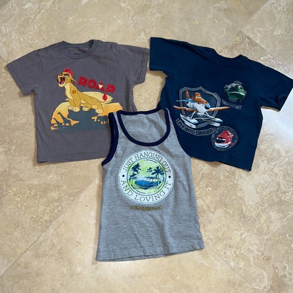 💕3 boy tees💙
